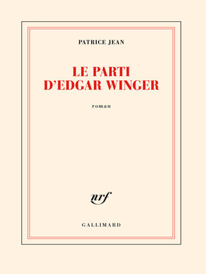 cover image of Le parti d'Edgar Winger